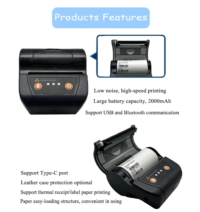 02-80mm bluetooth thermal printer 02-80mm bluetooth thermal printer